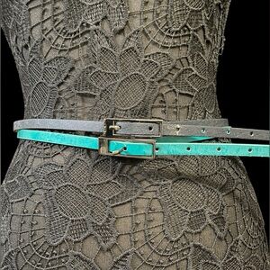 Skinny Belt Set of 3